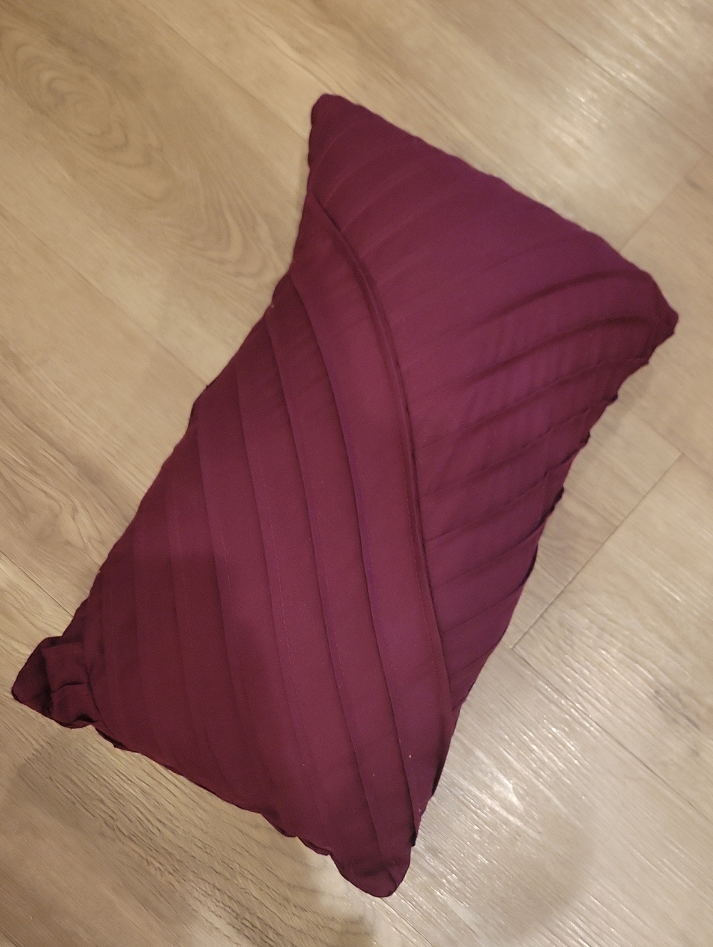 Free With Purchase Maroon Lumbar Pillow